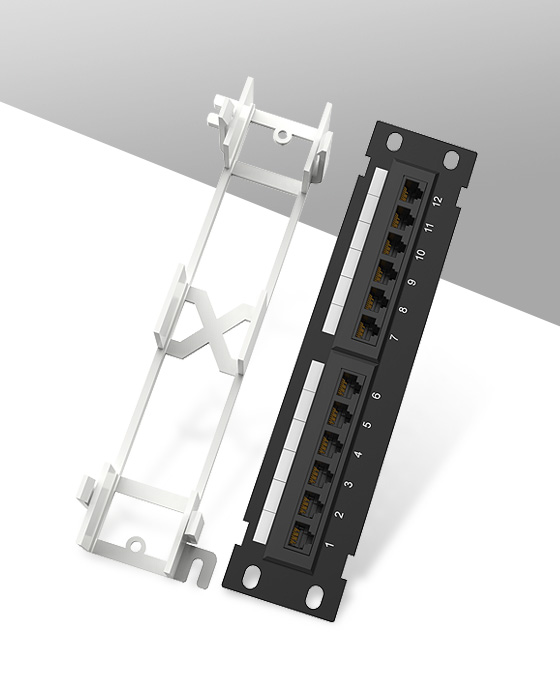 1U12口-網絡配線架