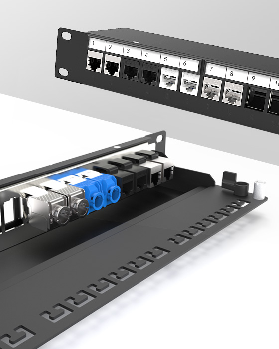 1U24口-網(wǎng)絡(luò)空配架