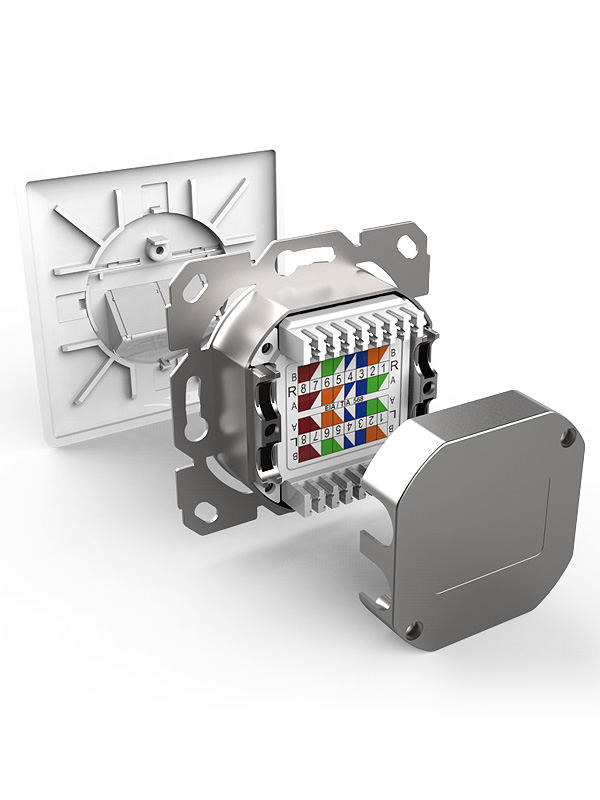 80型-網絡面板,電腦插座