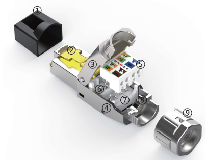 網(wǎng)絡(luò)水晶頭,鋅合金水晶頭