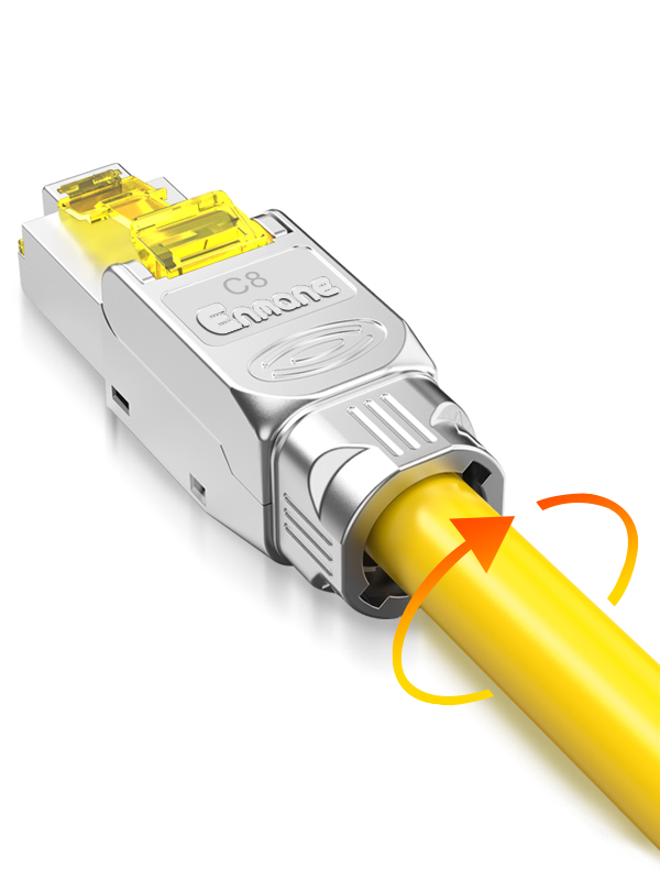 超短款-鋅合金免打水晶頭