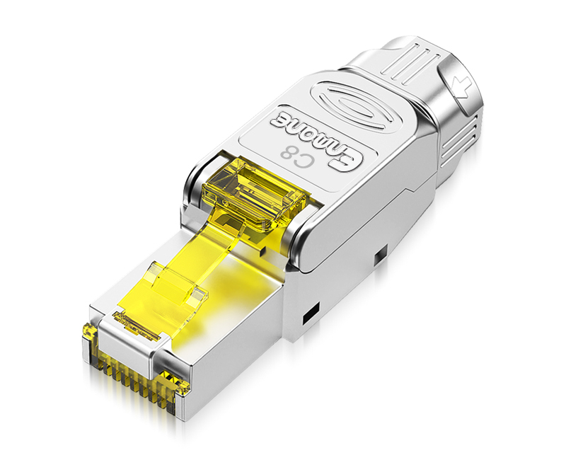 英曼-超短款-鋅合金屏蔽免打水晶頭（眼鏡款）