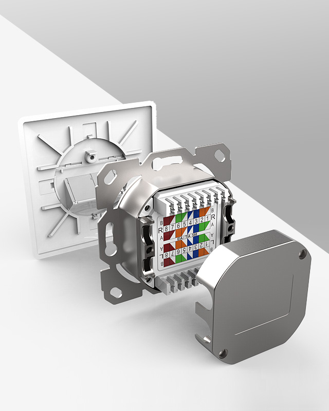 網絡面板,電腦插座