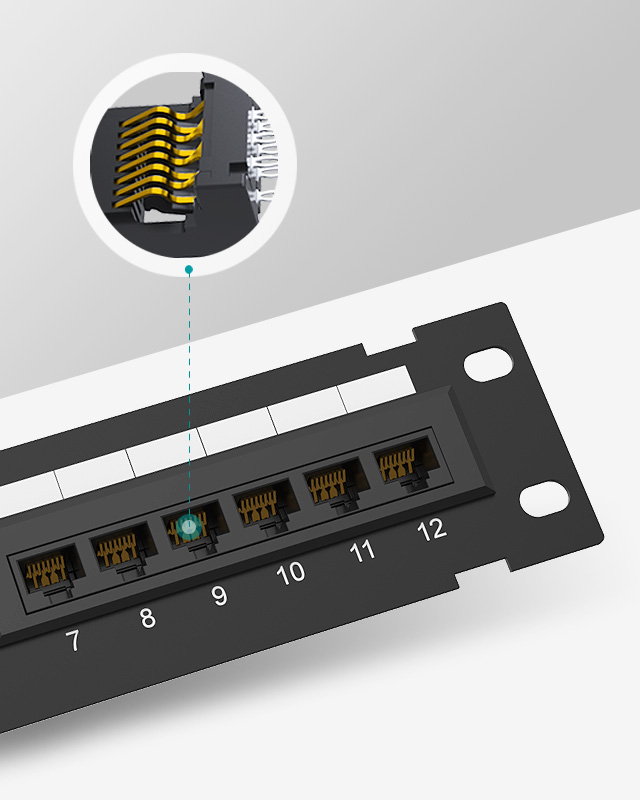 1U12口-網絡配線架